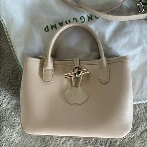 Longchamp roseau top handle bag